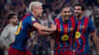 Foto instagram Barcelona @fcbarcelona Foto selebrasi pemain Barcelona usai mencetak gol di Final Piala Super Spanyol